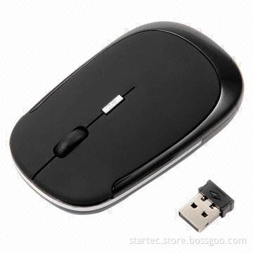 Slim Design 4D Wireless Mouse, 2.4GHz Technology with Nano Receiver, 10m Transmitting Distance